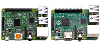 Raspberry Pi 1 and 2 computer board images